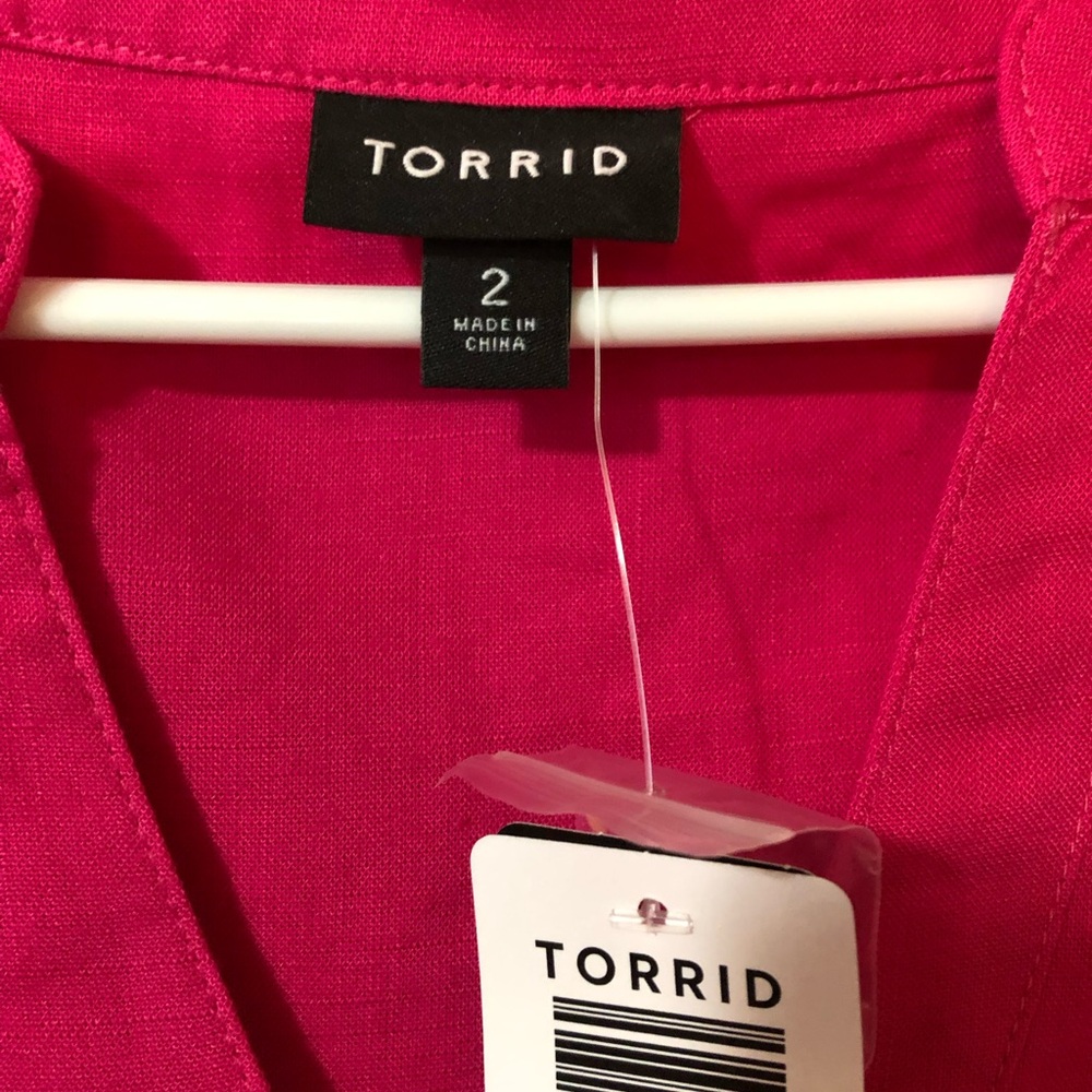 Hot pink shirt size 2